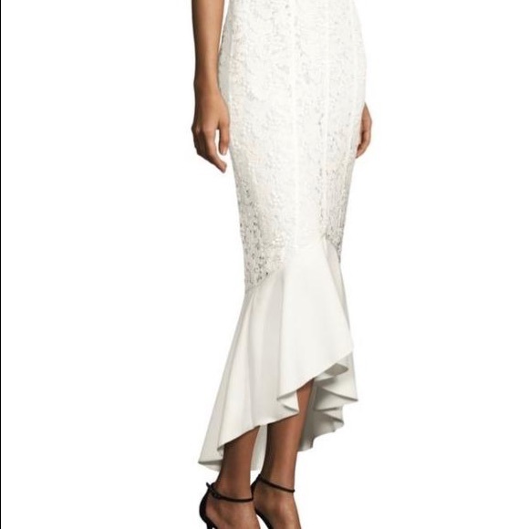 Rachel Zoe Ivory Chloe Lace Mermaid Gown Dress - 0 - Picture 5 of 14